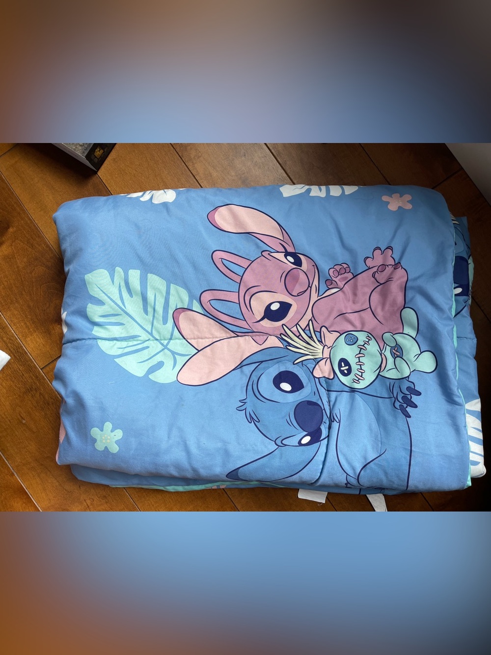 Love Stitch Blue Stitch & Angel Printed Kids Bedding